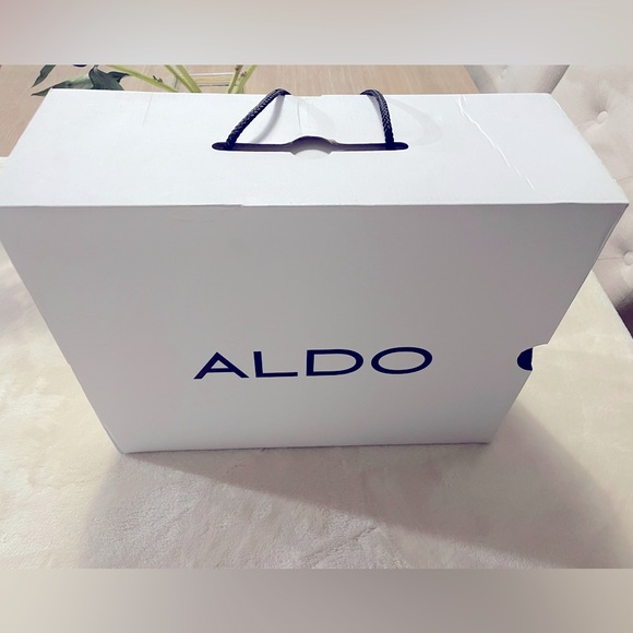 NWT Aldo black above knee high boots with heel still in the box - Picture 3 of 9